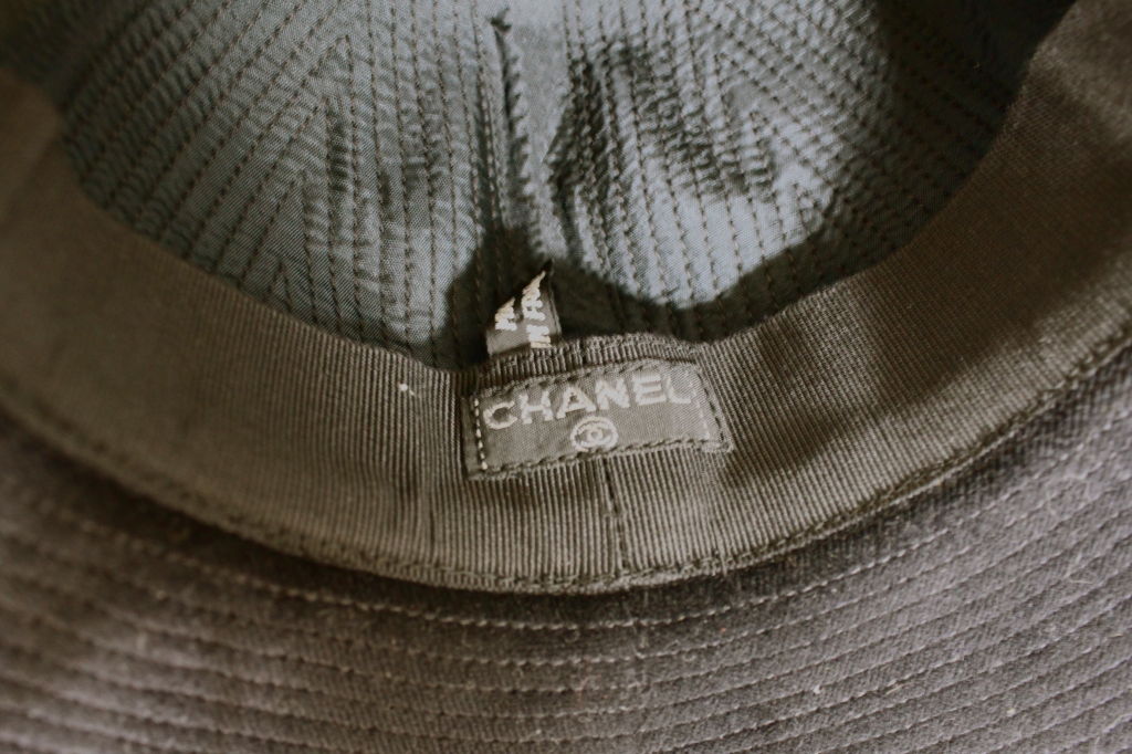 Chanel Topstitched Fur Felt Hat 5