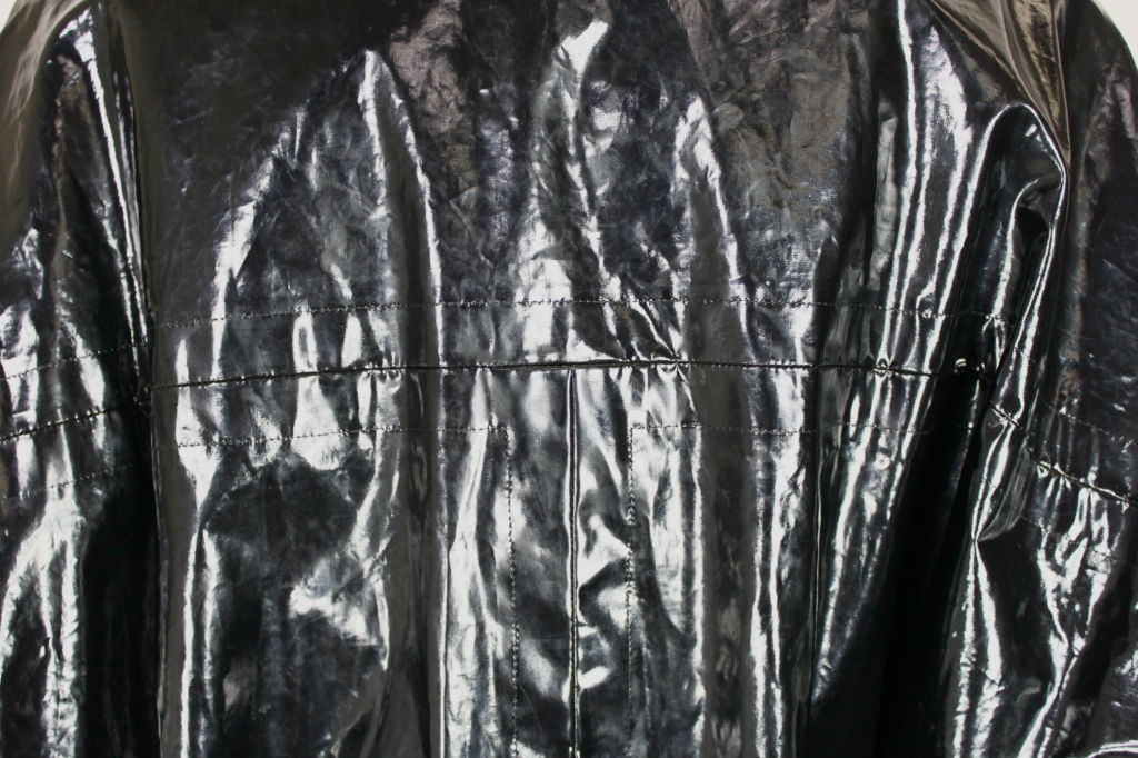 Trench-coat en vinyle Yves Saint Laurent Rive Gauche 2