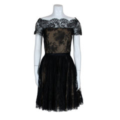 Vintage 1950s Bob Bugnand Lace Cocktail Dress