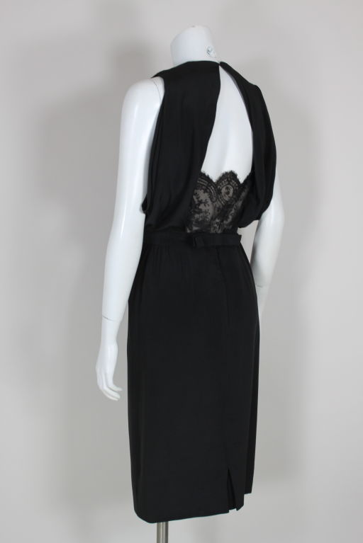 Don Loper Silk and Lace Cocktail Dress 3