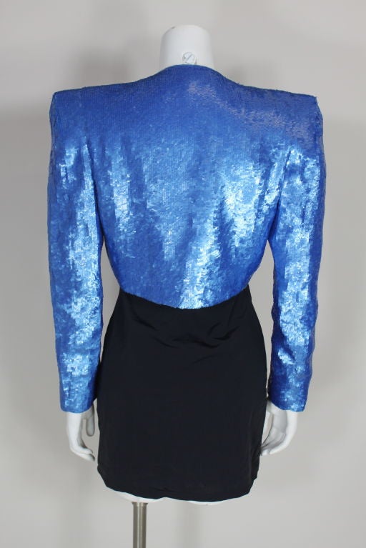 Carolina Herrera Architectural Sequined Evening Jacket 1