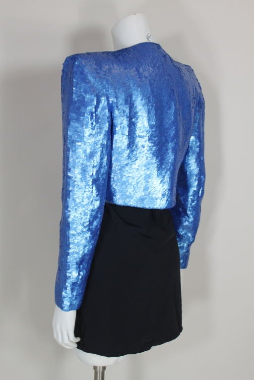 Carolina Herrera Architectural Sequined Evening Jacket 2