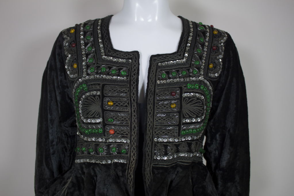 Embellished Velvet Bolivian Jacket 2