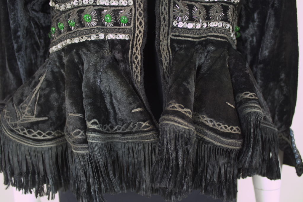 Embellished Velvet Bolivian Jacket 5