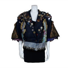 1980s Wearable Art Jacket attributed to Patrick Kelly