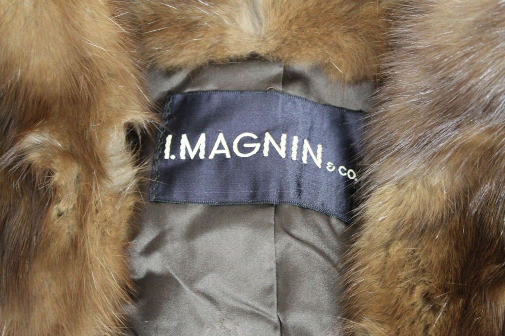 I. Magnin Sable Fur Jacket 7