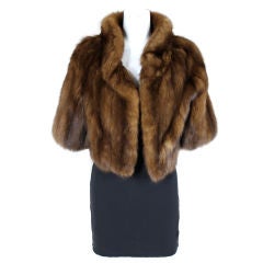 I. Magnin Sable Fur Jacket