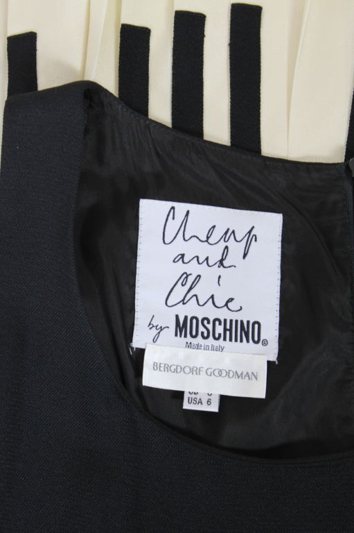Iconic Moschino Cheap and Chic Piano Keys Mini Dress at 1stDibs ...
