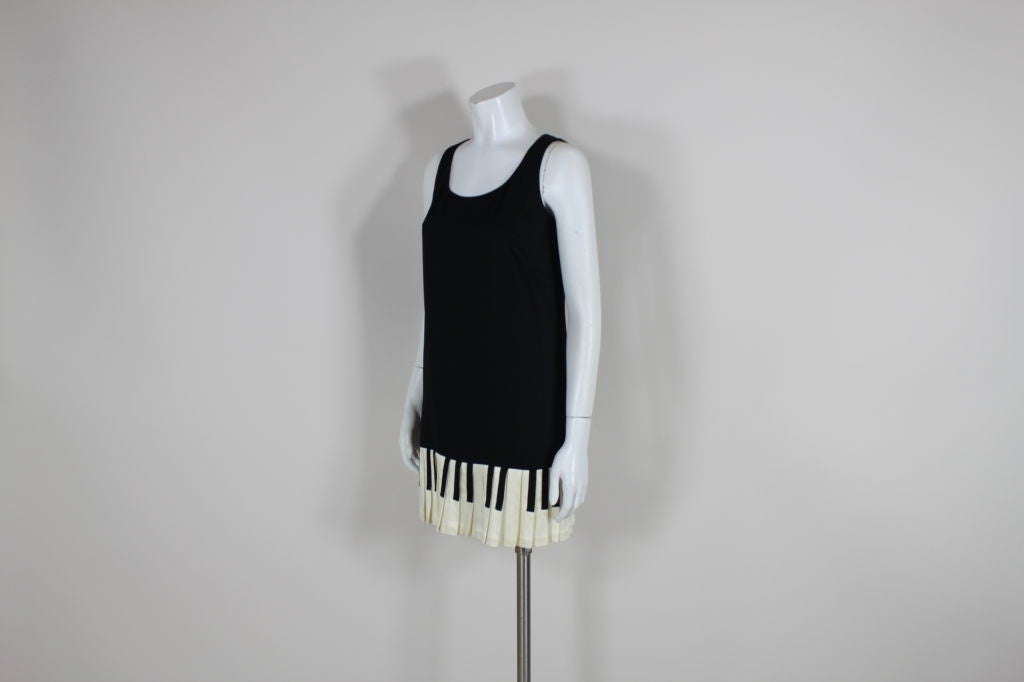 Iconic Moschino Cheap and Chic Piano Keys Mini Dress 3