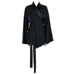 Jean Paul Gaultier Wool and Silk Kimono Tux Jacket
