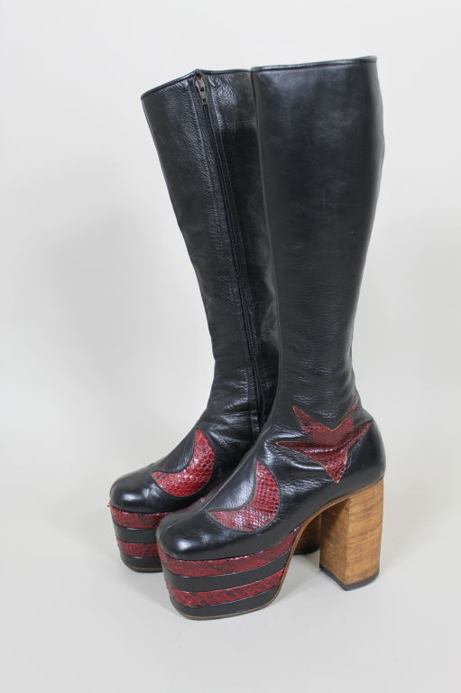 david bowie platform boots