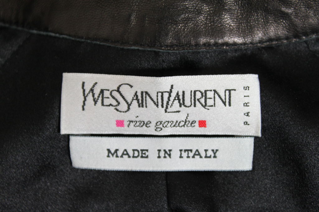 Yves Saint Laurent Leather Dress 6