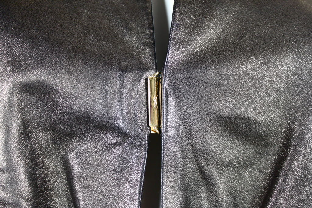 Yves Saint Laurent Leather Dress 4