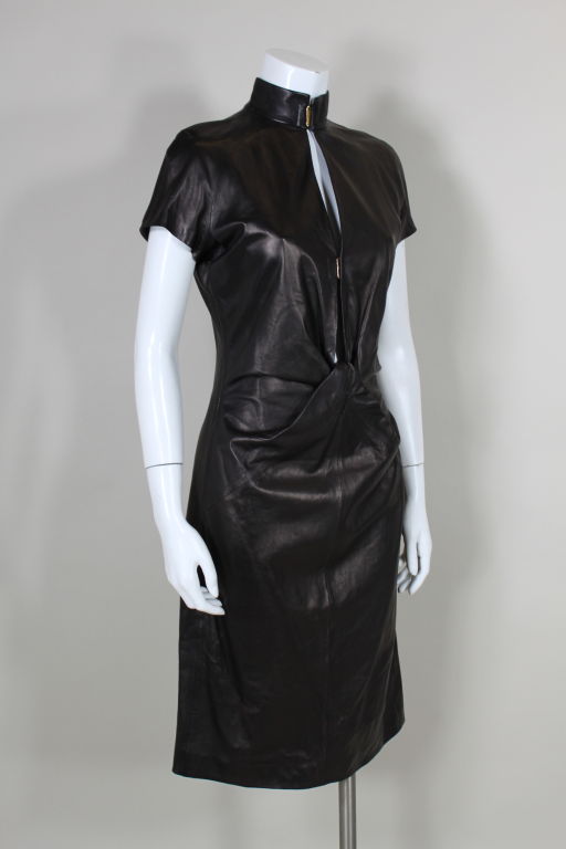 Women's Yves Saint Laurent Leather Dress