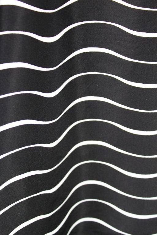 Geoffrey Beene Black and White Sequined Ballgown 6