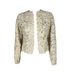 Christian Dior S/S 1965 Ivory Lace Jacket
