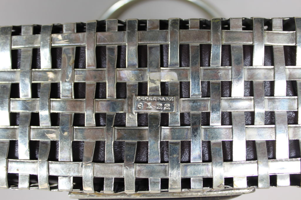 Perez Sanz Woven Metal Handbag 5