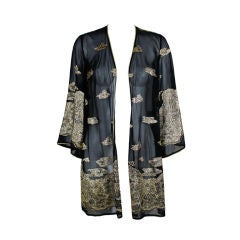 1970
s Sant
Angelo Lame and Chiffon Jacket