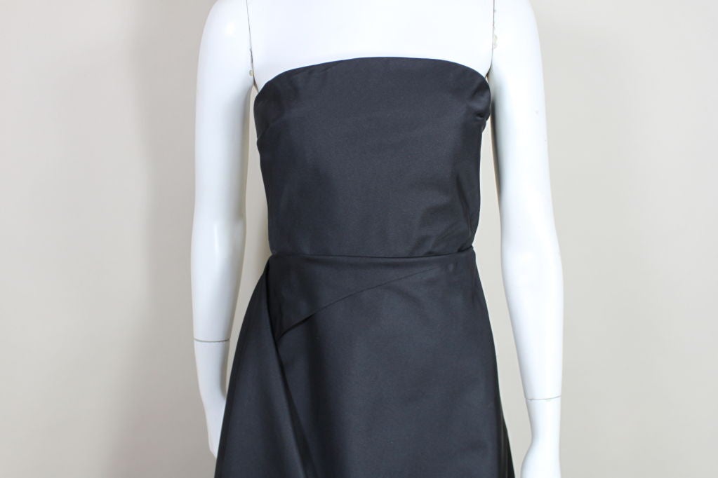 Calvin Klein Backless Silk Taffeta Gown 4