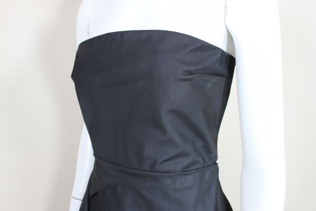 Calvin Klein Backless Silk Taffeta Gown 5