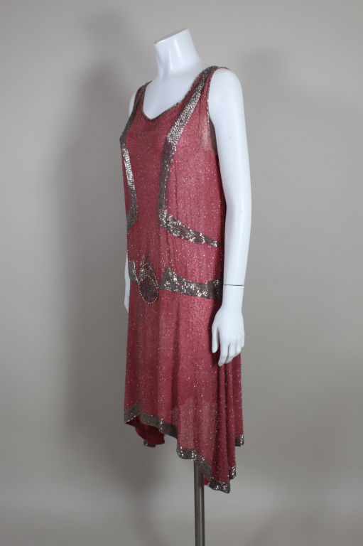 pink 1920s dress