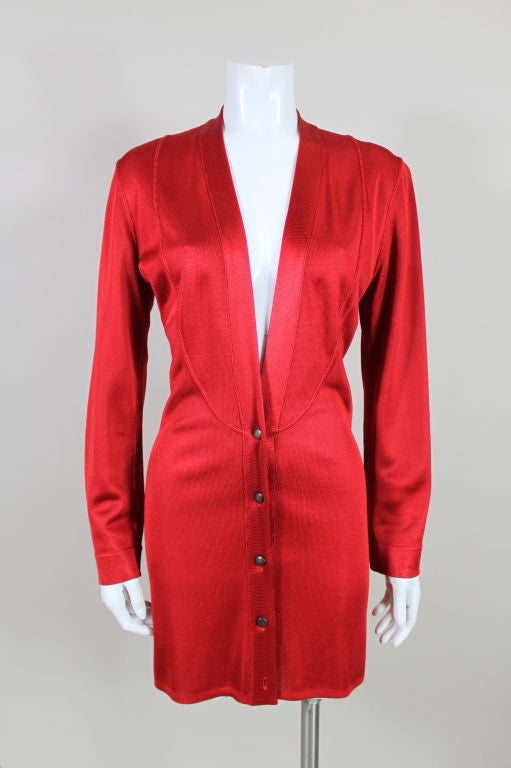 Alaia Lipstick Red Sweater at 1stDibs