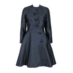 1960’s Anne Fogarty Raw Silk Coat Dress