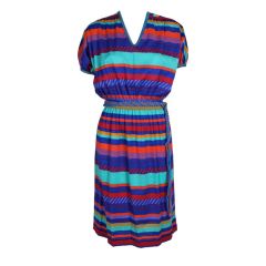 Missoni Multi Colored Cotton T-shirt Dress