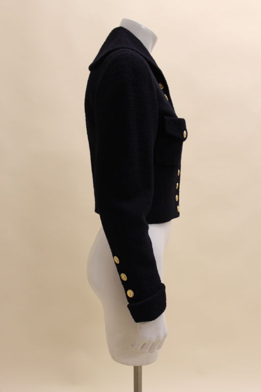Chanel Nubby Wool Sailor Jacket 2