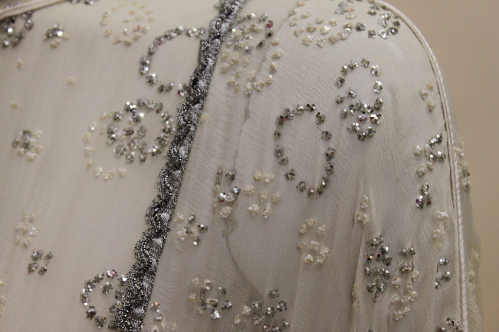 1970's Thea Porter Couture Glitter Chiffon Caftan 4