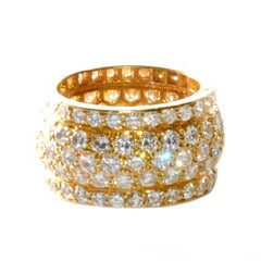 Cartier "Nigeria" 5 Row of Diamond Ring
