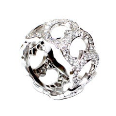 Cartier C de Cartier Diamond White Gold Ring