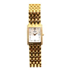 Concord Yellow Gold and Diamond Veneto Wristwatch with Mother-of-Pearl Dial