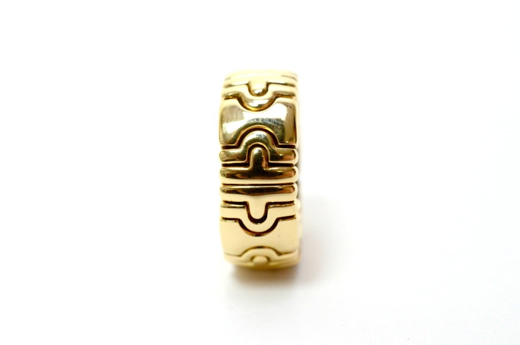 Women's Bulgari Parentesi Yellow Gold Ring