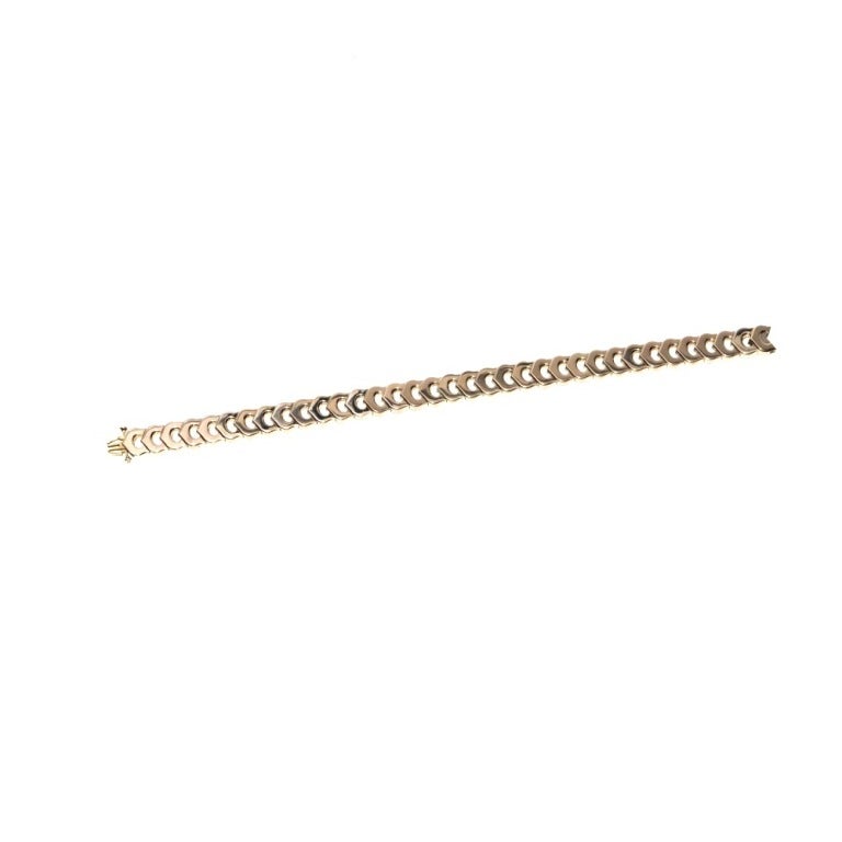 Contemporary Cartier Signature C Motif White Gold Bracelet.