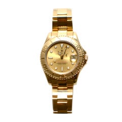 Rolex Yellow Gold Yachtmaster Mid-Size Wristwatch