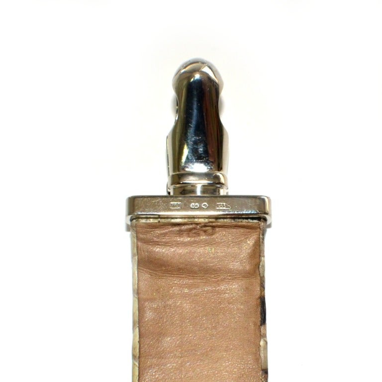 Van Cleef & Arpels Lady's White Gold and Diamond Cadenas Wristwatch In Excellent Condition In Houston, TX