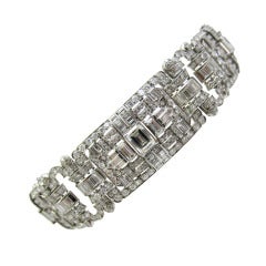 Stunning  Art Deco Diamond Bracelet