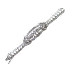 1930 Art Deco Diamond Bracelet 9