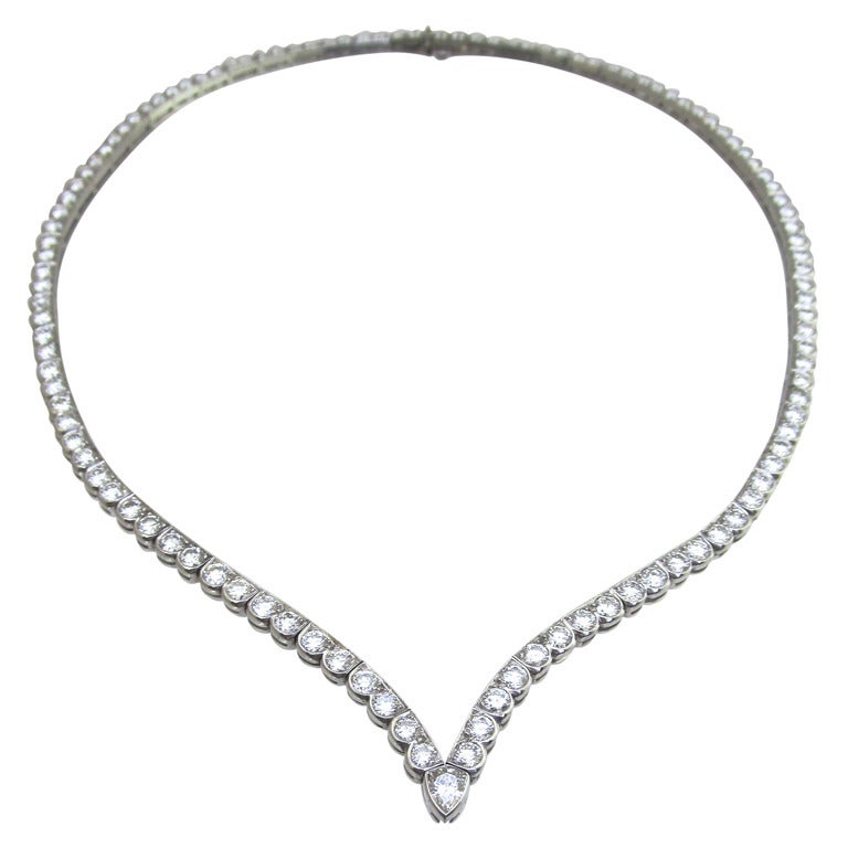 Van Cleef & Arpels 'Symphony' Diamond Necklace