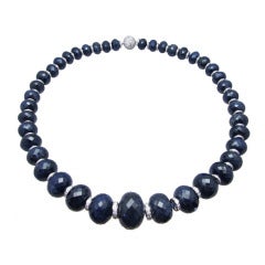 Sapphire & Diamond Necklace 3