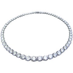 Collier Riviere de diamants Harry Winston