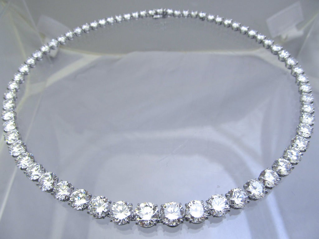 riviere diamond necklace