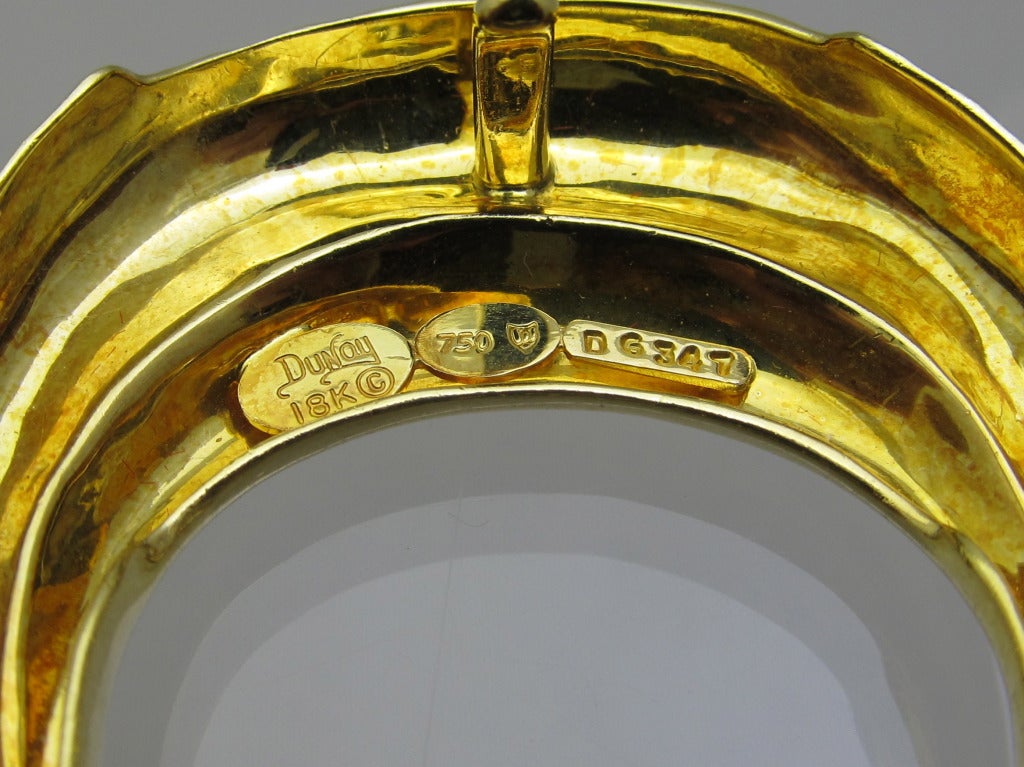 Dunay Hammered Gold Buckle 1