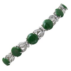 Jade Diamond Bracelet