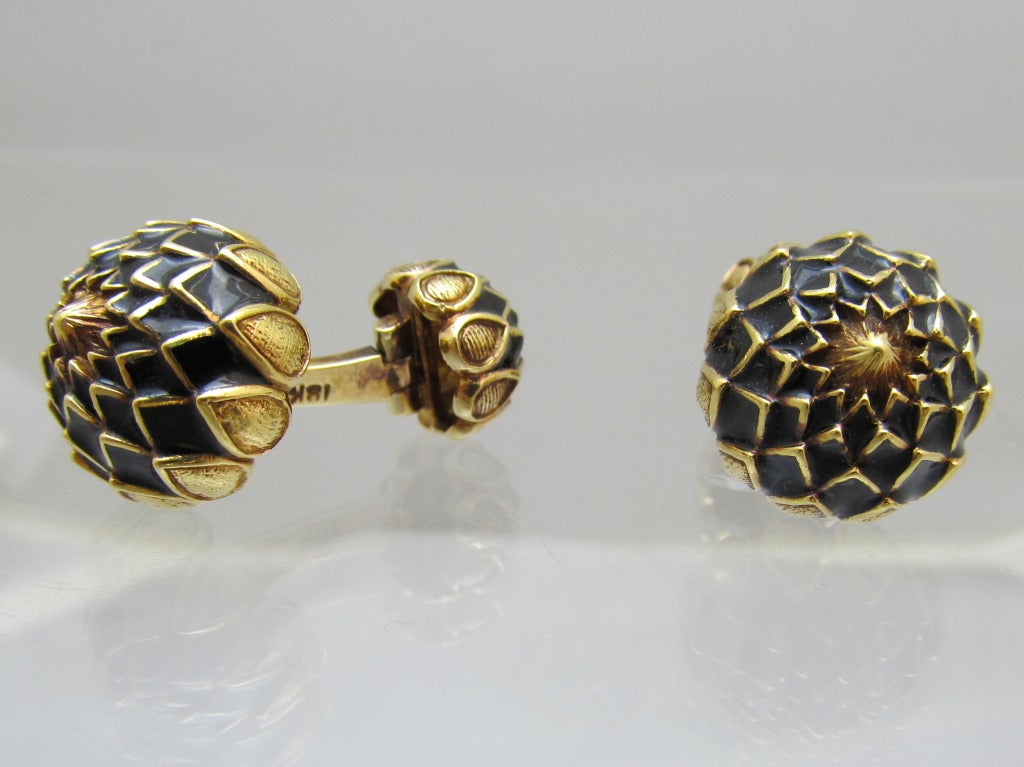 David Webb Cufflinks In Excellent Condition In New York, NY