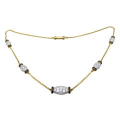 David Webb Diamond  Chain Necklace