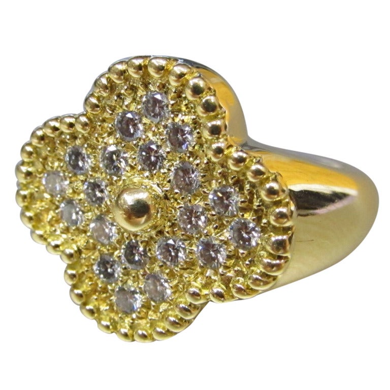 Van Cleef & Arpels Alhambra Diamantring
