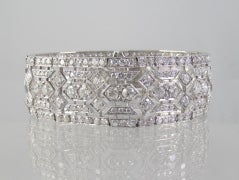 Tiffany & Co  Art Deco Diamond  Bracelet In Excellent Condition In New York, NY