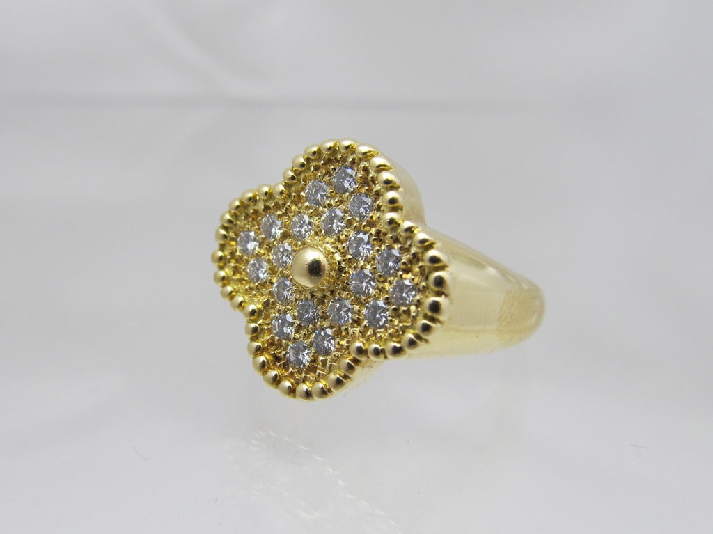 Van Cleef & Arpels Alhambra Diamantring Damen